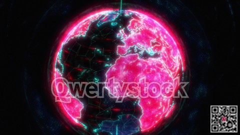 Asia Spread of the something Epidemic war, etc. The texture map of the Earth was created in the graphic editor without photos and other images. 3d illustration
