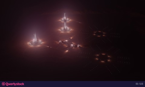 mars colony. flytrough to the base. 4k animation
