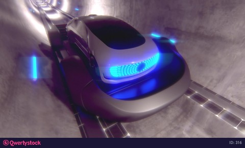 Underground taxi, an alternative road. High-speed underground highway
