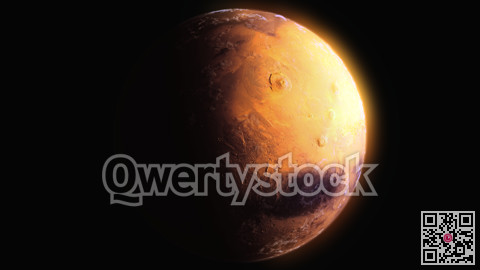 MARS PLANET 8k 3d rendering